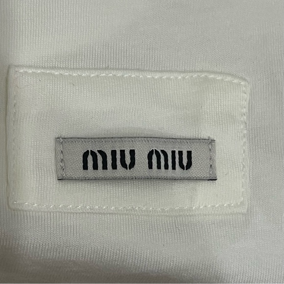Miu Miu ‘Not Nice’ T-shirt - Picture 6 of 7